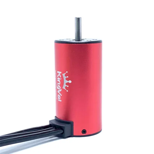 Vista 3 de KingVal Reemplazo 3670 1700KV Eje de motor sin escobillas impermeable 0.197 in compatible con 1/8 1/10 RC Car