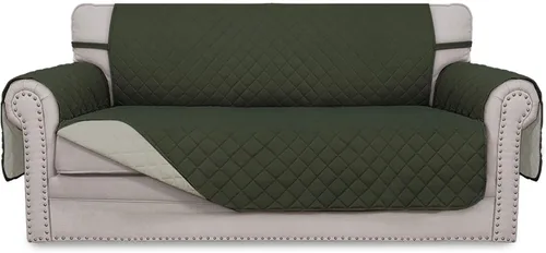 Vista 75 de Easy-Going - Funda reversible para sofá, resistente al agua, con varillas de espuma y correas elásticas, protector de muebles para mascotas y perros