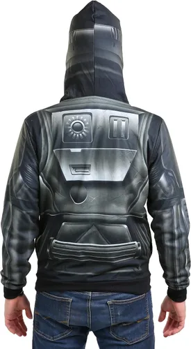 Vista 4 de STAR WARS Men's Rogue One Death Trooper Costume Hoodie