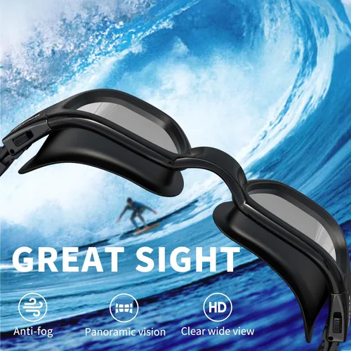 Vista 7 de Whale Polarized Swim Goggles, GE Anti-Fog Anti-UV Protection No Leaking Swimming Pool Goggles for Men, Women, and Youth