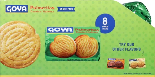 Vista 2 de Goya Foods Palmerita Galletas, 3 onzas (paquete de 8)