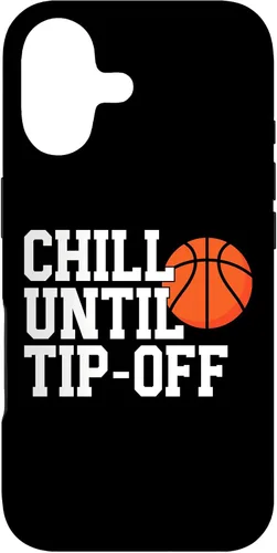 Vista 32 de Basketball Game Day, Chill Until Tip Off, Mom, Dad, Fan Case for iPhone XR