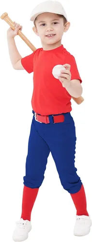 Vista 9 de QBK 2T-17Y - Pantalones de béisbol para niños pequeños, pantalones de sóftbol para jóvenes, pantalones de béisbol para niños y niñas