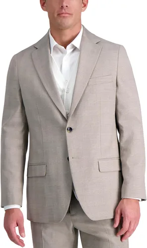 Vista 32 de Haggar Pantalones y Chaquetas de Traje por Separado Jmh Premium Stretch de Corte Entallado para Hombres Negro Sólido