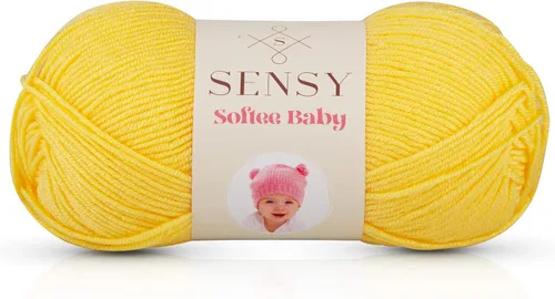Vista 81 de Sensy Softee Hilo para Bebé, 3.5 oz, 275 yardas, Gauge 3 Light (Almendra)