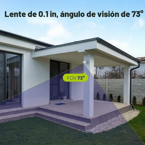 Vista 4 de SANNCE - Cámara bala TVI de 2 MP 1080P, visión nocturna de 100 pies