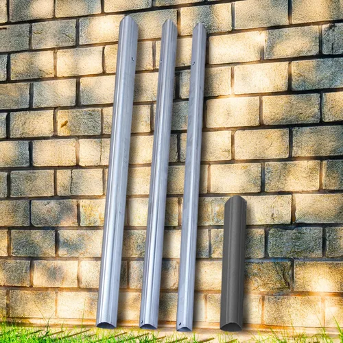 Vista 2 de BestNest S&K Poste Telescópico para Casa de Martín Púrpura con Enchufe de Tierra, 15', Aluminio de Aeronave Triangular, Duradero y Fácil