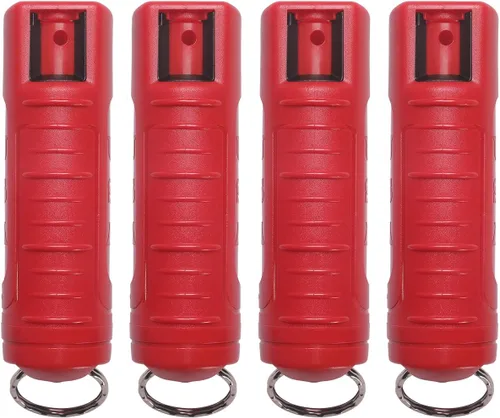 Vista 2 de VEXOR Pepper GEL Pepper Spray, espray OC de máxima fuerza policial, llavero acoplable, múltiples opciones de paquete por Zarc International
