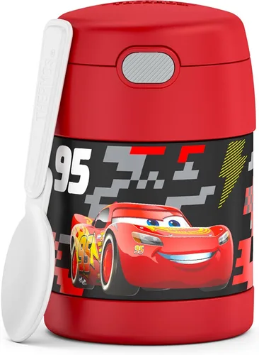 Vista 9 de THERMOS FUNTAINER - Tarro de comida para niños con cuchara, 10 onzas, Baby Shark