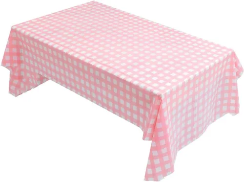 Vista 37 de 2 Empaques Mantel de Plástico Negro, 54 pulgadas x 108 pulgadas Cubierta de Mesa Rectangular Desechable para Fiestas, Adecuado para Cumpleaños