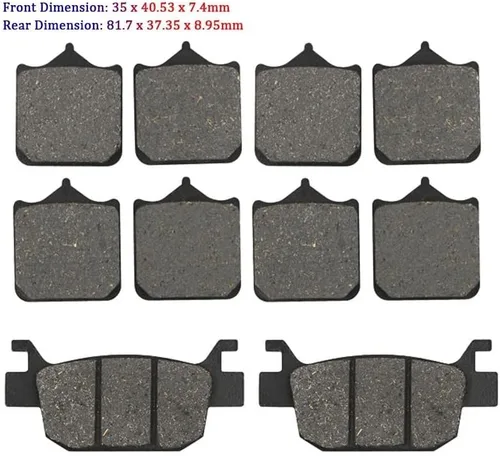 Vista 2 de Piezas de la motocicleta Pastillas de freno delanteras traseras Discos para Benelli TRK502 TRK502X TRK 502 BJ500GS-A TRK502 X BJ 500 BJ500 GS-A