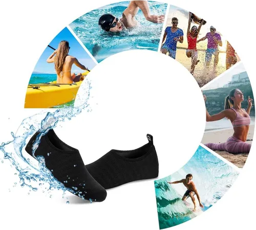 Vista 6 de Zapatos de natación de secado rápido estilo de pies descalzos calcetines de playa para piscina yoga y surf para hombre y mujer
