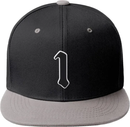 Vista 194 de Daxton Gorra clásica con visera de billete plano con letras del alfabeto inglés antiguo de la A a la Z