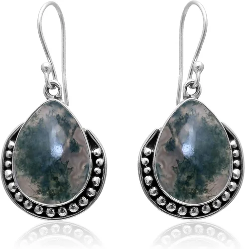 Vista 25 de Veracity Jewelry - Aretes de plata de ley con piedras preciosas para mujeres y niñas, regalo para su cumpleaños, aniversario, esposa, mamá, novia