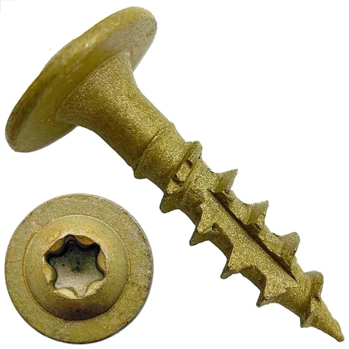 Vista 5 de Jake Sales Tornillo de retraso de construcción #14 x 1 - Tornillo de retraso estructural resistente con accionamiento Torx/Star Drive