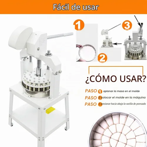 Vista 3 de INTSUPERMAI Cortador divisor manual de masa de 3.81 oz-20.3 onzas, 10 piezas, equipo comercial de panadería resistente para pan, pizza, brioche