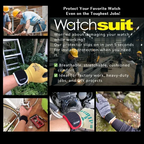 Vista 3 de Protector de reloj inteligente WATCHSUIT. Funda de reloj inteligente para Apple Watch, Huawei, Xiaomi, Garmin, Google Pixel, Amazfit, Galaxy, Fitbit