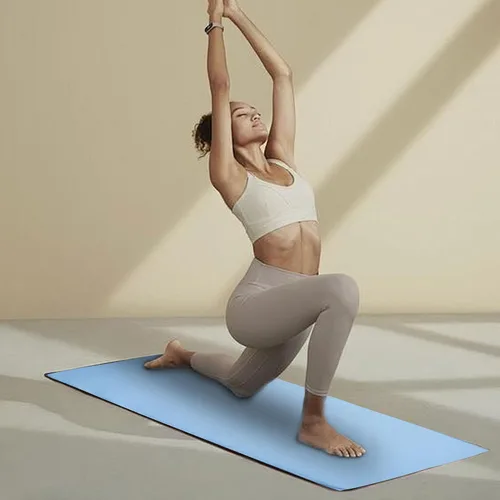 Vista 4 de Paquete de 2 Toallas de Yoga Caliente con Puntos de Agarre, Toallas de Esterilla de Yoga Stickyfiber Antideslizantes para Yoga Caliente, Cubierta