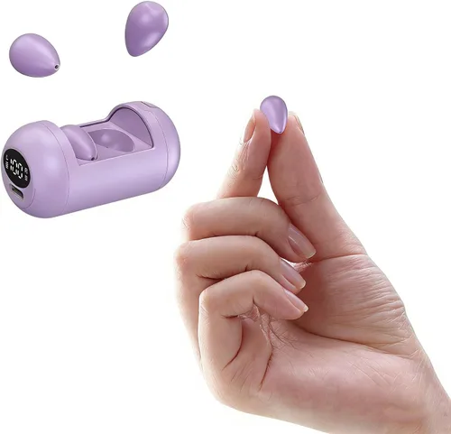 Vista 8 de Xmenha Mini auriculares invisibles pequeños inalámbricos Bluetooth pequeños auriculares invisibles para dormir pequeños micro ocultos discretos