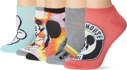 Vista 15 de Disney Paquete de 5 calcetines invisibles de Mickey Mouse para mujer Assorted Neutral