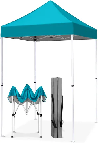 Vista 15 de EAGLE PEAK - Toldo desplegable de 5 x 5, toldo instantáneo para exteriores, fácil de instalar, refugio plegable de pierna recta (beige)