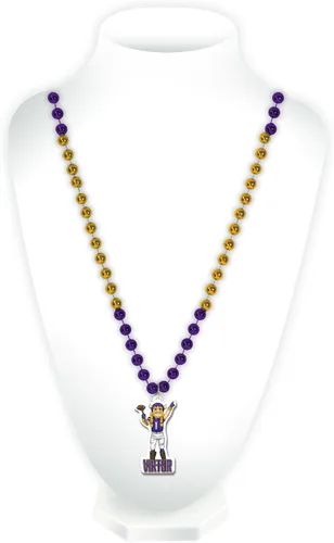 Vista 54 de Rico Industries NFL unisex-adult Team Logo Mardi Gras Style Beads