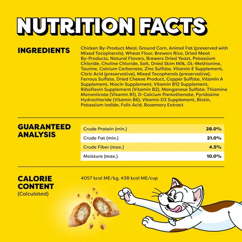 Vista 6 de Golosinas Temptations clásicas para gatos, empaque múltiple Under 2 calories per treat, 100% complete & balanced for adult cats, resealable