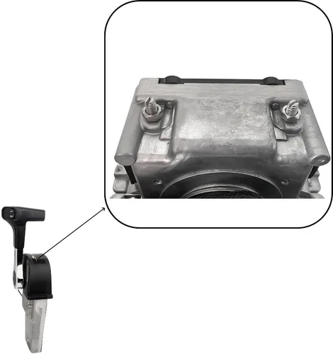 Vista 5 de Sola palanca de la caja de control remoto del soporte de la consola Outbord para el motor 06240-ZW5-U20 06240-ZW5-U00 de Honda