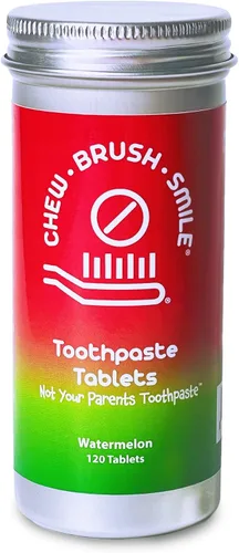 Vista 6 de Chew Brush Smile - Pastillas de pasta de dientes (120 unidades)
