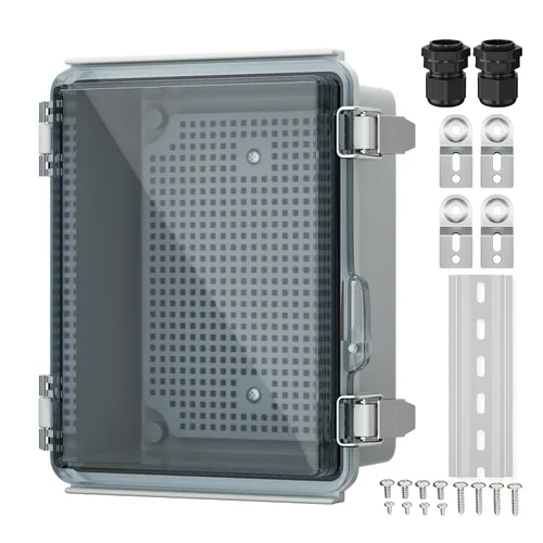 Vista 10 de Joinfworld 6x6x4 Outdoor Electrical Box Weatherproof Junction Box