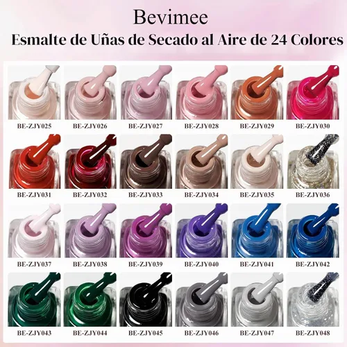 Vista 2 de Juego de esmaltes de uñas de secado rápido, 24 colores Regular