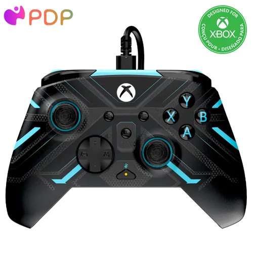 Vista 25 de PDP Gaming Xbox Series X S Red Bundle: REMATCH Wired Gamepad Controller & AIRLITE Wired Headset with Mic, Licensed Xbox One Gamepad, Customizable