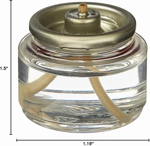 Vista 6 de D'light Online HD8-90 Cera líquida desechable transparente de 8 horas de vela líquida de celda de combustible, cartucho de vela de aceite líquido