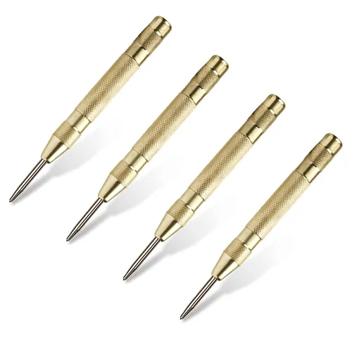Vista 8 de 2 Pack Perforadora Central Automática, Herramienta de Perforación de Resorte Cargada de 13 cm, Herramienta de Perforación de Resorte de Latón