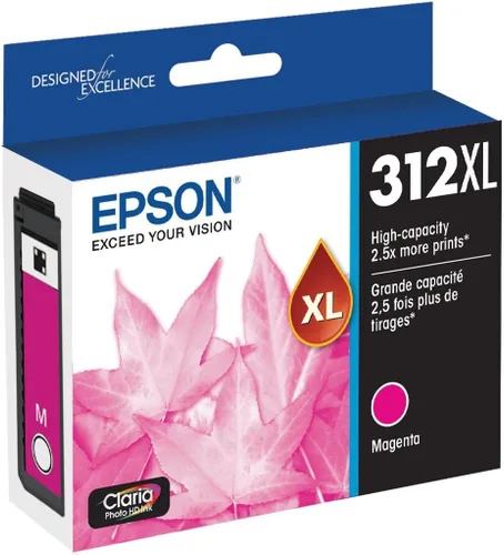 Vista 5 de Epson T312 Claria Photo HD -Tinta Cian de Alta Capacidad -Cartucho y T312 Claria Photo HD -Tinta Magenta de Alta Capacidad -Cartucho y T312 Claria