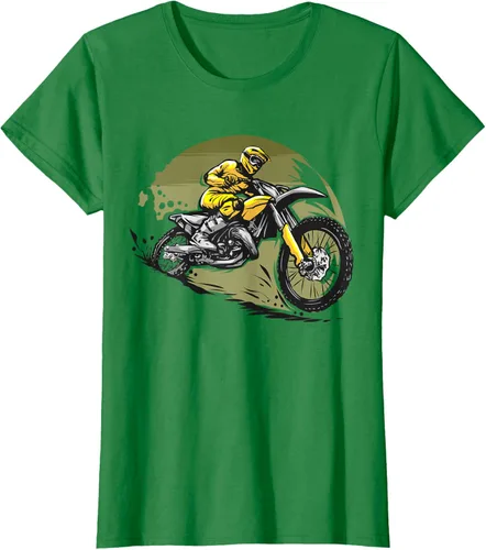 Vista 43 de Camiseta de motocross Supermotard Enduro, Negro, S