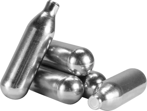 Vista 3 de P2P Cartuchos de CO2 de alto grado de 0.28 oz para pistolas de aire redondas de pimienta, paquete de 5