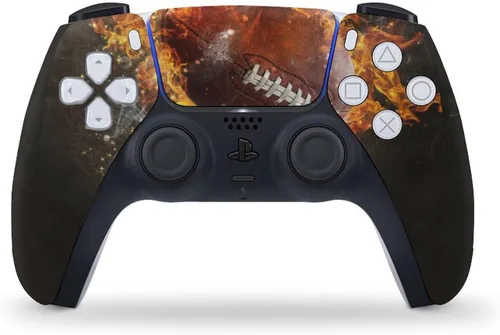 Vista 3 de AoHanan Juego de fútbol americano PS5 Skin consola y controlador Accesorios Cover Skins Anime Vinilo Cover Sticker Set completo para Playstation 5