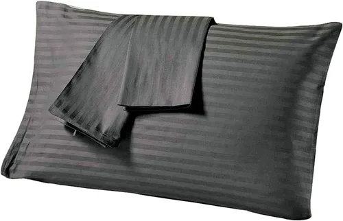 Vista 36 de Comfort Beddings Juego de 4 fundas de almohada estándar, 100% algodón orgánico de 600 hilos, fundas de almohada de algodón rosa rubor, fundas