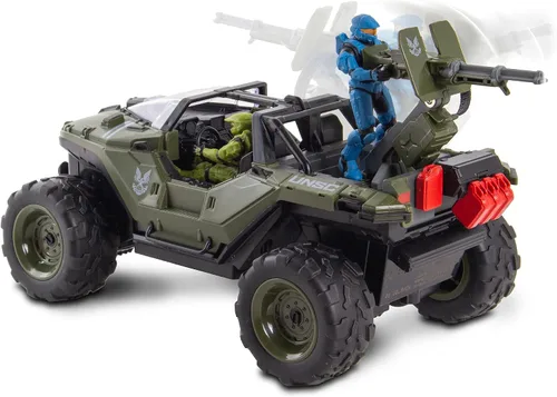 Vista 7 de NKOK Halo Infinite RC: Battle Hog UNSC Warthog - W/Master Chief & Spartan, control de radio de 2.4 GHz con vehículo Turbo Boost