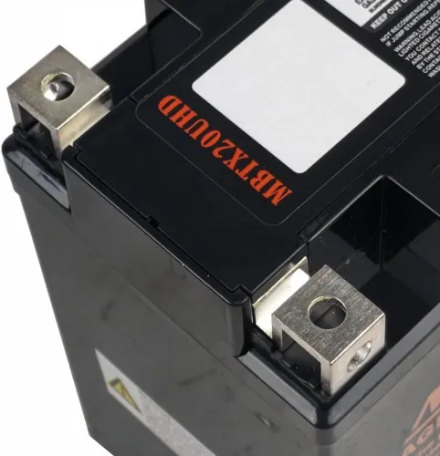 Vista 2 de Motobatt Batería de motocicleta MBTX20U/HD 12V 21Ah Sustituye a 12N16-3A