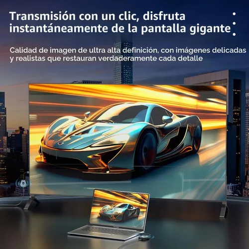 Vista 3 de Kit de transmisor inalámbrico USB C y receptor HDMI, extensor inalámbrico USB-C a HDMI, portátil 4K 1080P Full HD 2.4/5G 328 pies para transmisión