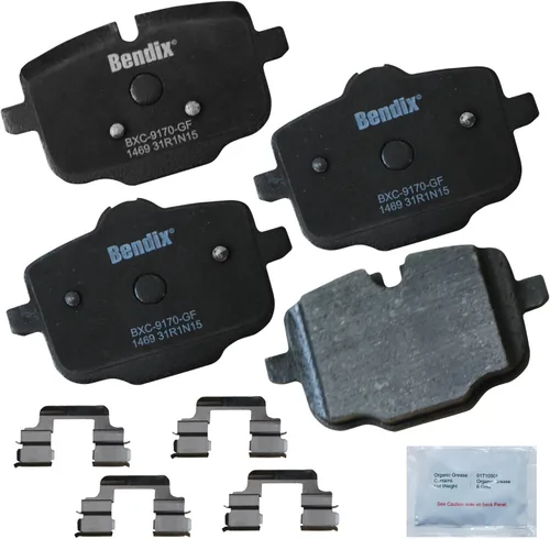 Vista 247 de Bendix Priority1 CFC154 - Juego de pastillas de freno de disco para Avanti II, Century, LeSabre, Regal, Riviera, chasis comercial, DeVille
