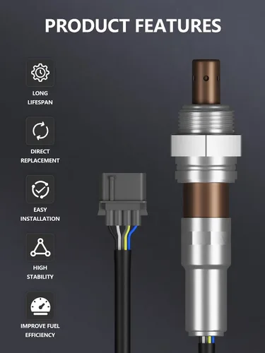 Vista 7 de Marsflex O2 Sensor de relación de combustible y oxígeno aire aguas arriba 234-5010 apto para Honda Compatible con Honda Acura, Saturn, Pilot