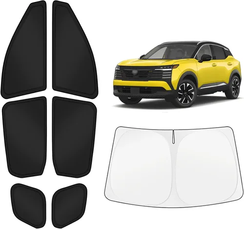 Vista 40 de KUST - Parasol plegable para parabrisas para BMW X1 E84, accesorios 2011 2012 2013 2014 2015, protector de visera de sol ajustable que bloquea