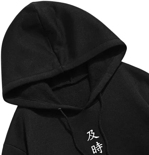 Vista 38 de ZAFUL Sudadera con capucha con cordón para hombre, unisex, de manga larga, sudadera casual
