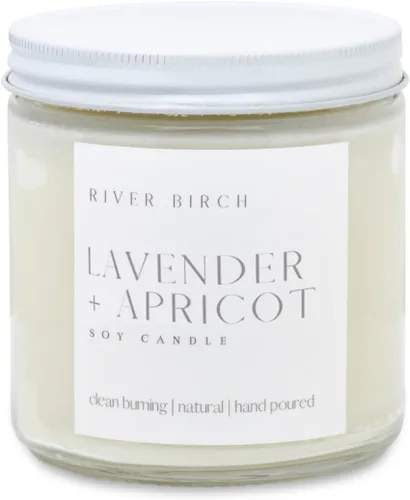 Vista 50 de River Birch Candles - Vela perfumada de almendra y miel Velas en tarro de ámbar de soja de primera calidad, totalmente naturales, no tóxicas, 8.5