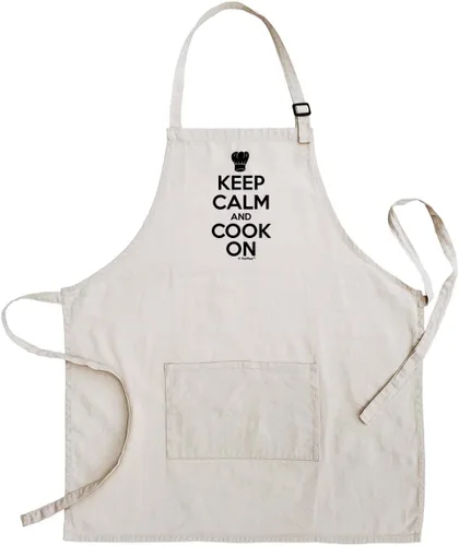 Vista 14 de ThisWear Keep Calm And Bake Cook or Grill On Two Pocket Adjustable Bib Delantal