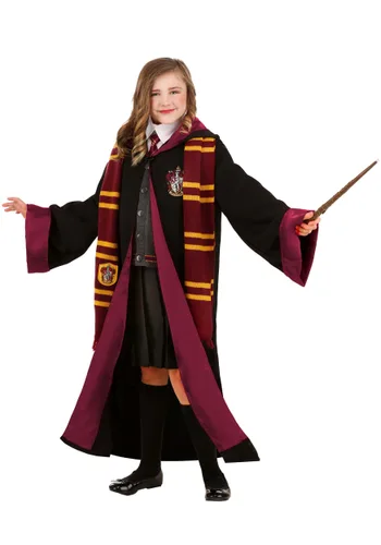 Vista 6 de Disfraz Deluxe de Hermione Granger para Niños de Harry Potter Multicolor