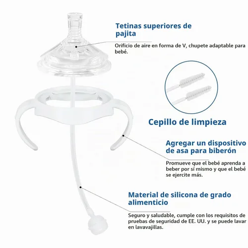 Vista 2 de Kit de conversión de boquilla suave para biberón natural Philips Avent, paquete de 2 Kit de conversión de taza de paja